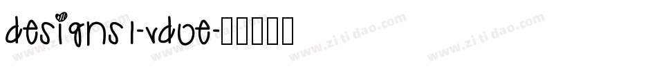 Designs1-Vdoe字体转换