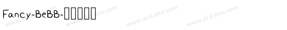 Fancy-BeBB字体转换