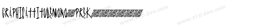 GraphicattitudeMono-pReK字体转换