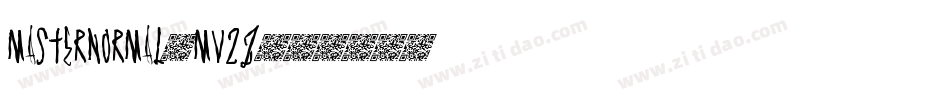 MasterNormal-mvZ2字体转换