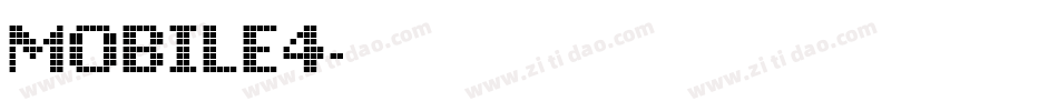 MOBILE4字体转换