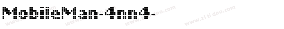 MobileMan-4nn4字体转换