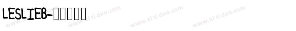 LESLIEB字体转换