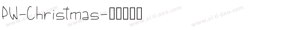 PW-Christmas字体转换