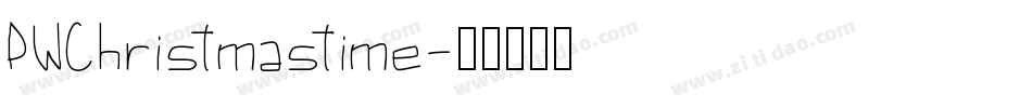 PWChristmastime字体转换