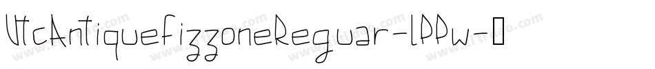 VtcAntiquefizzoneReguar-lPPw字体转换