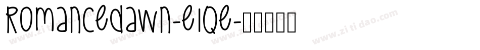 RomanceDawn-eLqe字体转换