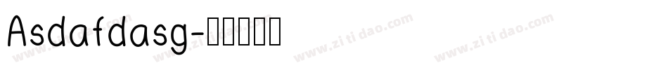 Asdafdasg字体转换