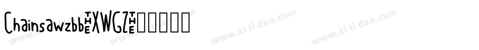 Chainsawzbb-XWGZ字体转换