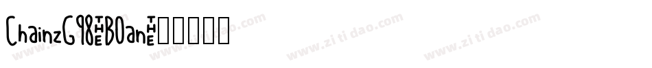 ChainzG98-B0an字体转换