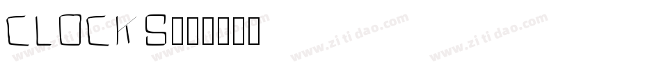 CLOCKS字体转换