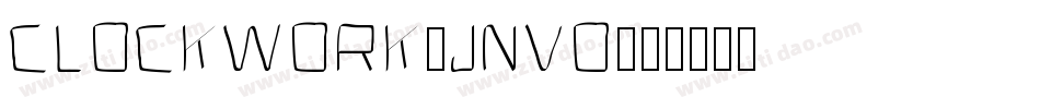 Clockwork-jnVO字体转换