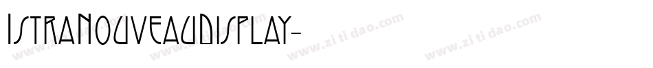 IstraNouveauDisplay字体转换