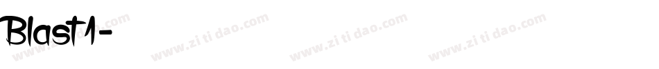 Blast1字体转换
