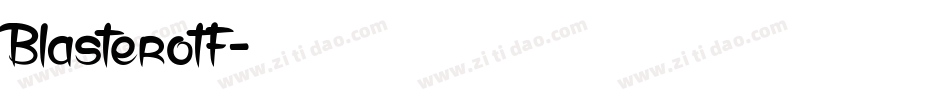 Blasterotf字体转换