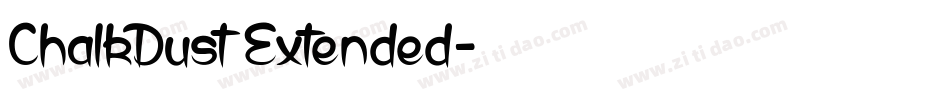 ChalkDustExtended字体转换