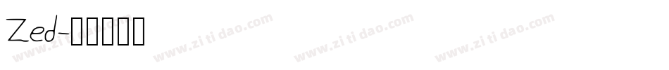 Zed字体转换
