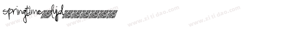 Springtime-LyjD字体转换