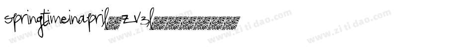 SpringtimeInApril-zV3l字体转换