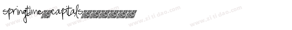 Springtime_Capitals字体转换
