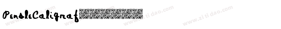 PensleCaligraf字体转换