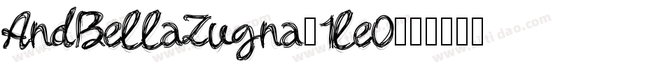 AndBellaZugna-1le0字体转换