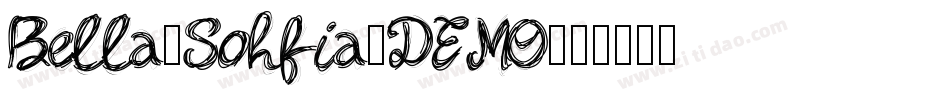 Bella_Sohfia_DEMO字体转换