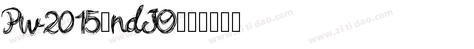 Pw2015-ndJO字体转换