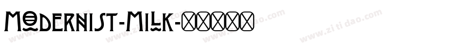 Modernist-Milk字体转换