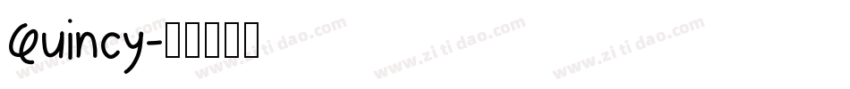 Quincy字体转换