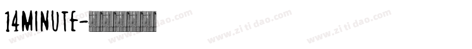 14minute字体转换