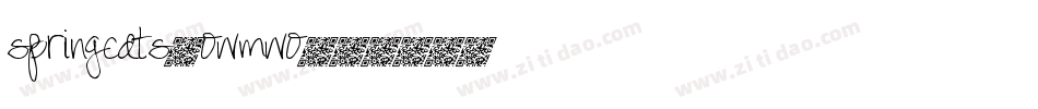 SpringCats-owMw0字体转换