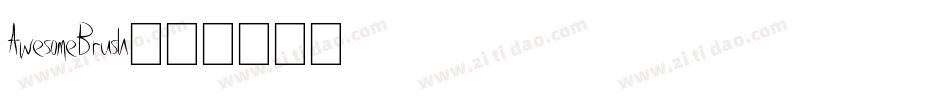 AwesomeBrush字体转换