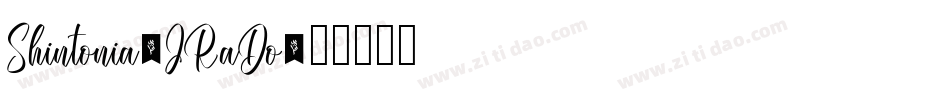 Shintonia-JRaDo字体转换