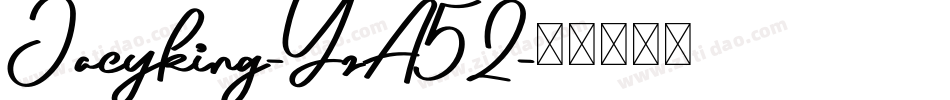 Jacyking-YzA52字体转换