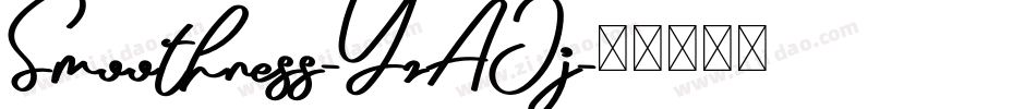 Smoothness-YzAJj字体转换