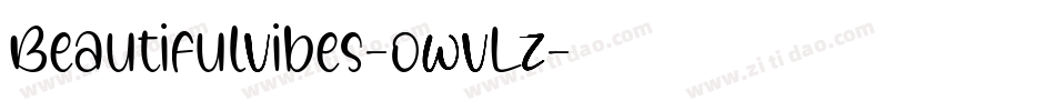 Beautifulvibes-owvLz字体转换