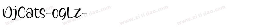 DjCats-0gLz字体转换