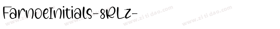FarnoeInitials-8RLz字体转换