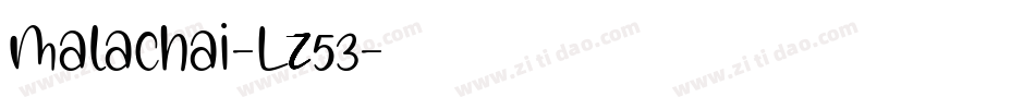 Malachai-Lz53字体转换 Malachai-Lz53字体转换