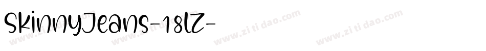 SkinnyJeans-18lZ字体转换