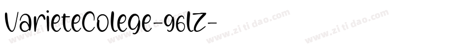 VarieteColege-96lZ字体转换