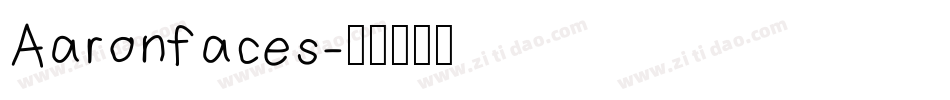 Aaronfaces字体转换