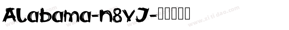 Alabama-n8vJ字体转换