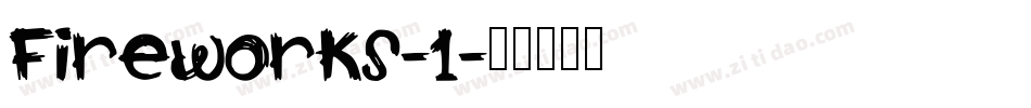 Fireworks-1字体转换