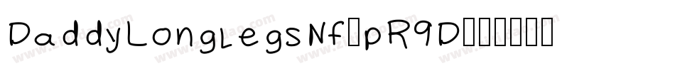 DaddyLonglegsNf-pR9D字体转换