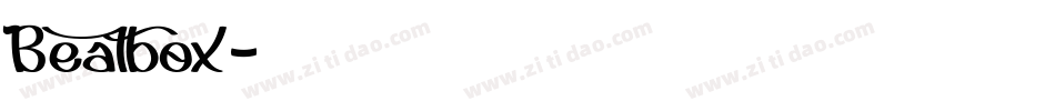 Beatbox字体转换