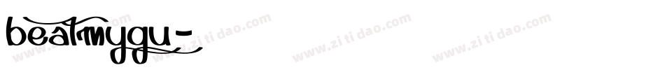 beatmygu字体转换