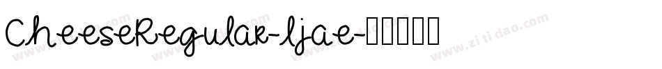 CheeseRegular-ljae字体转换