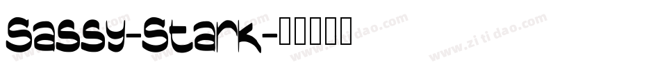 Sassy-Stark字体转换